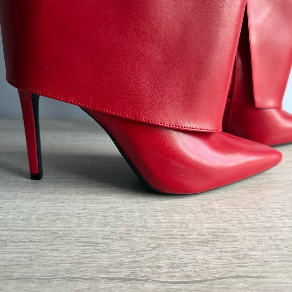 I.N.C. International Concepts Skylar Fold Over Cuffed Knee High Boots Size 7.5 - Picture 2 of 13